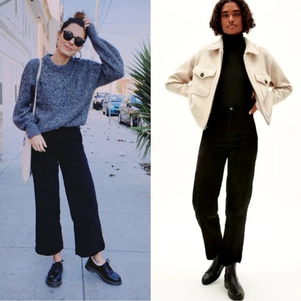 The corduroy wide leg pant